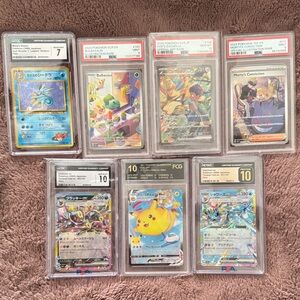 SALE ⭐️ Lot of Pokemon Slabs / Graded Cards - PSA | CGC | FCG